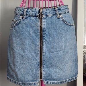 Topshop Jean Skirt